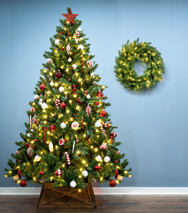 Pre-Lit Christmas Trees